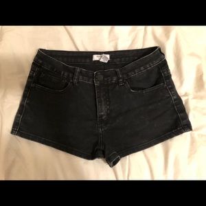 Faded Black Shorts